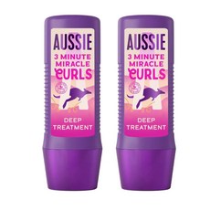 호주 오지 Aussie Hair Treatment 컬 3 미닛 미라클 헤어 트리트먼트, 2개, 225ml