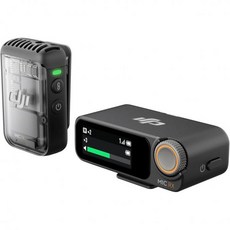 DJI Mic 2(1 TX + 1 RX) 지능형 소음 제거 기능이 있는 무선 마이크 32비, Mic 2 (1 TX + 1 RX), 1개