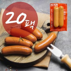 육식토끼 닭가슴살 소세지 100g 9종 20팩, 마늘맛 20팩