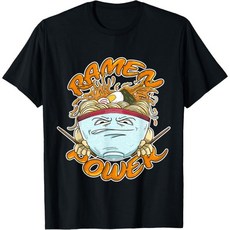 스프 컵 볼 그릇 Ramen Power Funny ese Noodles Soup Foodie Lover Gift 티셔츠, 1개