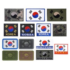 찍찍이태극기