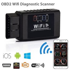 ELM 327 V1.5 WIFI OBD2 스캐너 자동 ODB2 ELM327 For Android/IOS OBD 2 자동차 진단 도구, 1개