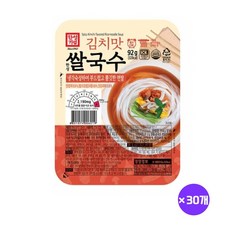 [한성기업]김치맛 쌀국수 92gx30개 1박스, 92g, 30개