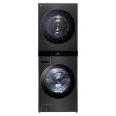 LG전자 트롬 오브제컬렉션 워시타워 세탁기 FL25KJUR + 건조기 RL22KJU 25kg + 22kg 방문설치, wl22KDU, 스페이스 블랙(세탁기) 스페이스 블랙(건조기)