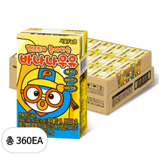 서울에프엔비 뽀로로가 좋아하는 바나나우유, 140ml, 360개