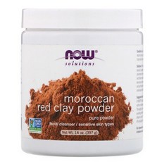 나우푸드 솔루션즈 모로코 레드 클레이 파우더 Moroccan Red Clay Powder 14oz(397g), 1개, 1개