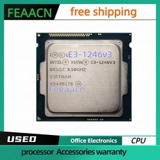 Usado Xeon CPU E3-1246V3 SR1QZ 3.50GHZ LGA1150 84W 22nm E3 1246V3 프로세서