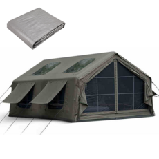 에어텐트 코튼 6.3 원터치 공기주입식 감성 캠핑텐트 가족텐트 거실형