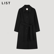 [리스트(레드라벨)] 울 혼방 레글런 핸드메이드 코트_TWHCTO82030_BK