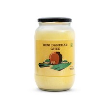 인도정품 컨트리 딜라이트 Desi Danedar 카우 기(Ghee)버터 900ml, 1개