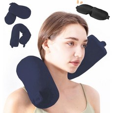 여행용 베개트위스트 메모리폼 목 베개 지지대 턱 허리 및 다리 지지에 사용되며 비행기 버스 기차에 적합합니다.