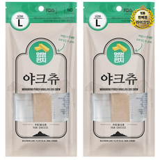 멍멍펀치 천연 야크치즈 100% 히말라야 야크츄 져키 L, 2개, 90g, 치즈 - 히말라야야크츄