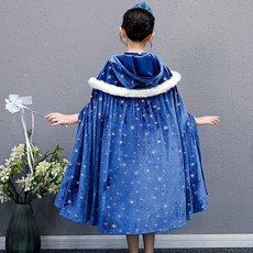 가을 벨벳 여아 긴팔 엘사공주 원피스 사진촬영