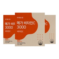 바이탈스푼 메가 비타민C 3000mg x 3개, 60포