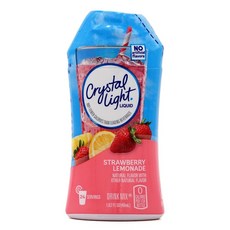 Crystal Light 리퀴드 드링크 믹스 스트로베리 레몬에이드 24 서빙 48 ml, 1개, 48ml