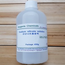 규산나트륨용액 Sodium Silicate solution (Na2SiO3) 화)450g 물유리 오피스안 - 소듐클로라이드