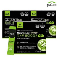 팔레오 네이처락 포스트바이오틱스 메가 3박스 (2.5g x 30포) / 제주유래 복합유산균, 기타