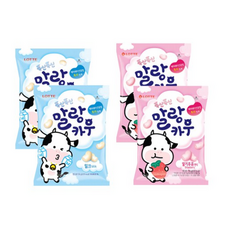 말랑카우 밀크 158g x 2p + 딸기 158g x 2p, 3세트