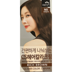 꽃을든남자 간편한게 나눠쓰는 CS헤어칼라크림(파우치타입4회분) 염모제