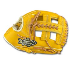 캉스 야구글러브 야구 내야글러브 티구웹 11.65인치 (옐로우) KXS-B50, 옐로우
