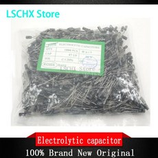 알루미늄 전해질 캐패시터 10V 16V 25V 50V 1UF 2.2UF 3.3UF 4.7UF 6.8UF 10UF 22UF 33UF 47UF 100UF 220UF 1000 개, 1000개