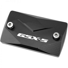 마스터 실린더 탱크 캡 알루미늄 모터사이클 프론트 브레이크 오일 저장소 커버 SUZUKI GSXS750 GSX-S750 2016-2020 2019 2017 GSX-S 750, Black