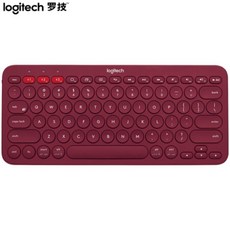 로지텍 K380 블루투스 키보드 화이트 핑크 페블 M350 pebble 마우스, 붉은색, 2세트