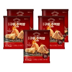 [교촌] 구운주먹밥 매운치킨 5개입 (500g)_5팩, 단품