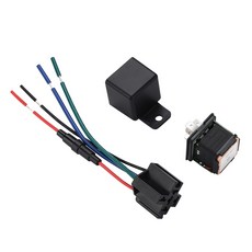 자동차 GPS 추적기 ST-907L 릴레이 장치 리모컨 도난 방지 모니터링 오일 시스템 차단 무료 앱 4G, 01 Black A