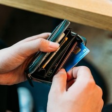 [에가든] 지퍼형 가죽 카드지갑 TAKE POCKET(테이크포켓)