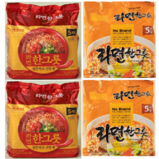 노브랜드 라면한그릇 115g x 20봉 얼큰한맛 오리지날, 1세트