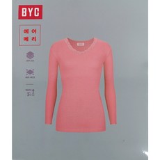 BYC 에어메리 상의내의 여성겨울내복 두꺼운삼중직 할머니 면보온내의 환절기