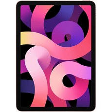 신형 애플 아이패드 에어(10.9인치 와이파이 + 셀룰러 64GB) - 로즈 골드(최신 모델 4세대), 단일상품, 단일상품