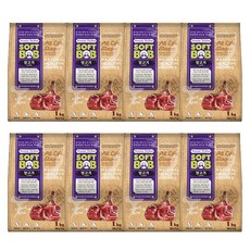  애완견 사료 반건조 노령견 수유견 임신견 양고기 1kg 8개묶음 가수분해 습식 눈물 기호성좋은 알러지 