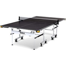 JOOLA Rally TL Professional MDF 실내테니스 테이블 w Quick Clamp Ping Pong Net amp Post 세트 10분 간 쉬운 조립 코너 볼 홀더 USATT 승인 탁구 테이블 w 플레이백 모드, 상세페이지 참조