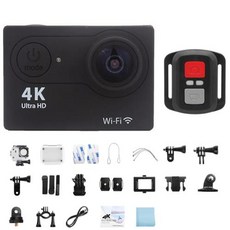 액션캠 울트라 HD 와이파이 2.0 170D 수중 방수 헬멧 녹화 야외 720P 30fps, 11) Black-Telecontrol - No Car, 없음, 1개
