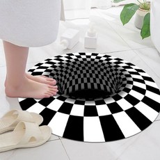 원형러그 3d round vortexillusion anti slip living 침실