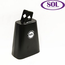 SOL 검정 카우벨 5인치 CBK-05, 1개