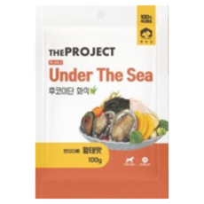 펫러닝 강아지 더프로젝트 PLAN2 언더더씨 후코이단 자연화식, DRIED POLLACK(황태), 100g, 8개