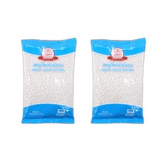 사고 미니 타피오카 펄 500g x 2 개 화이트 망고사고 sago pearl, 2개