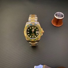 체인지 로렉x 서브마리너 그린 콤비 메탈시계