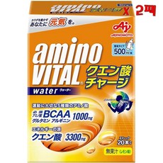 Amino Vital Citric Acid Charge Water 아미노 바이탈 시트릭 애씨드 차지워터 10g*20개입 2팩, 2개 - 시트릭애씨드