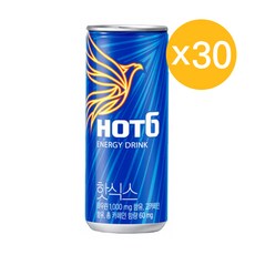 핫식스 오리지널 에너지음료, 250ml, 30개