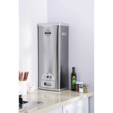 빌트인쌀냉장고 쌀장고 벌레 방지 쌀통 보관함 30kg, 블랙 25KG (높이 69cm), 1개
