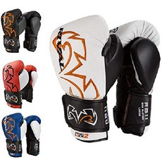 라이벌 RIVAL Boxing RB11 에볼루션 백 글러브 후크 앤 루프, 화이트