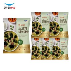 [치타마켓] 한우물 소고기 미역국밥, 6개, 210g