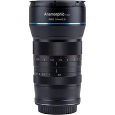 시루이 MFT 마운트 블루 플레어용 24mm 아나모픽 렌즈 F2.8 1.33배 APS C 카메라, MFT Mount
