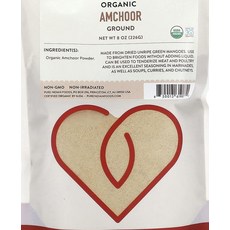 Pure Indian Foods Organic Amchoor Ground 8 oz (226 g), 8226정, 226g, 1개