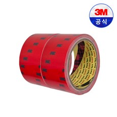 3M 아크릴 양면 폼 테이프 5068W 흰색 48mm X 1.5M, 2개
