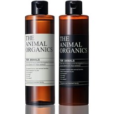 애니멀 오가닉스 펫 샴푸 트리트먼트 250ml+250ml 세트 반려견 반려묘, 2개